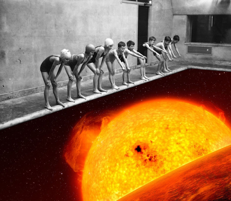 Illustration for article titled These Surreal Science Fiction Collages Are a Wonderful Glimpse into Insanity